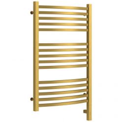 Полотенцесушитель электрический Сунержа Аркус 3.0, высота 80 см, ширина 50 см, диммер слева/справа, цвет состаренная латунь, 051-5704-8050/051-5705-8050