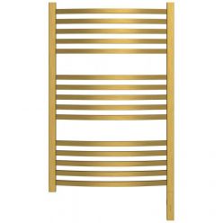 Полотенцесушитель электрический Сунержа Аркус 3.0, высота 80 см, ширина 50 см, диммер слева/справа, цвет состаренная латунь, 051-5704-8050/051-5705-8050