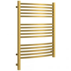 Полотенцесушитель электрический Сунержа Аркус 3.0, высота 80 см, ширина 60 см, диммер слева/справа, цвет состаренная латунь, 051-5704-8060/051-5705-8060