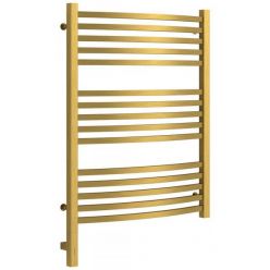 Полотенцесушитель электрический Сунержа Аркус 3.0, высота 80 см, ширина 60 см, диммер слева/справа, цвет состаренная латунь, 051-5704-8060/051-5705-8060