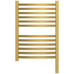 Полотенцесушитель электрический Сунержа Аркус 3.0, высота 60 см, ширина 40 см, диммер слева/справа, цвет состаренная латунь, 051-5704-6040/051-5705-6040