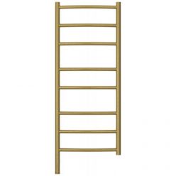 Полотенцесушитель электрический Сунержа Галант 3.0, высота 100 см, ширина 40 см, диммер слева/справа, цвет состаренная латунь, 051-5800-1040/051-5801-1040