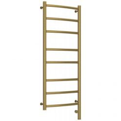 Полотенцесушитель электрический Сунержа Галант 3.0, высота 100 см, ширина 40 см, диммер слева/справа, цвет состаренная латунь, 051-5800-1040/051-5801-1040