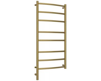 Полотенцесушитель электрический Сунержа Галант 3.0, высота 100 см, ширина 50 см, диммер слева/справа, цвет состаренная латунь, 051-5800-1050/051-5801-1050