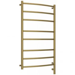 Полотенцесушитель электрический Сунержа Галант 3.0, высота 100 см, ширина 60 см, диммер слева/справа, цвет состаренная латунь, 051-5800-1060/051-5801-1060