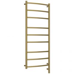 Полотенцесушитель электрический Сунержа Галант 3.0, высота 120 см, ширина 50 см, диммер слева/справа, цвет состаренная латунь, 051-5800-1250/051-5801-1250