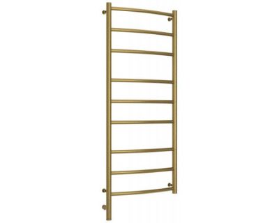 Полотенцесушитель электрический Сунержа Галант 3.0, высота 120 см, ширина 50 см, диммер слева/справа, цвет состаренная латунь, 051-5800-1250/051-5801-1250