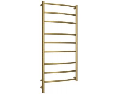 Полотенцесушитель электрический Сунержа Галант 3.0, высота 120 см, ширина 60 см, диммер слева/справа, цвет состаренная латунь, 051-5800-1260/051-5801-1260