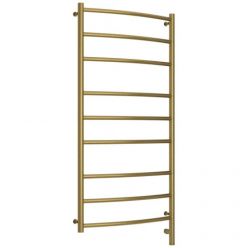 Полотенцесушитель электрический Сунержа Галант 3.0, высота 120 см, ширина 60 см, диммер слева/справа, цвет состаренная латунь, 051-5800-1260/051-5801-1260