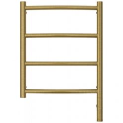 Полотенцесушитель электрический Сунержа Галант 3.0, высота 50 см, ширина 40 см, диммер слева/справа, цвет состаренная латунь, 051-5800-5040/051-5801-5040