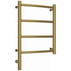 Полотенцесушитель электрический Сунержа Галант 3.0, высота 50 см, ширина 40 см, диммер слева/справа, цвет состаренная латунь, 051-5800-5040/051-5801-5040