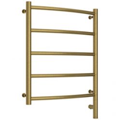 Полотенцесушитель электрический Сунержа Галант 3.0, высота 60 см, ширина 50 см, диммер слева/справа, цвет состаренная латунь, 051-5800-6050/051-5801-6050