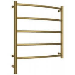 Полотенцесушитель электрический Сунержа Галант 3.0, высота 60 см, ширина 60 см, диммер слева/справа, цвет состаренная латунь, 051-5800-6060/051-5801-6060