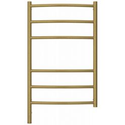 Полотенцесушитель электрический Сунержа Галант 3.0, высота 80 см, ширина 50 см, диммер слева/справа, цвет состаренная латунь, 051-5800-8050/051-5801-8050