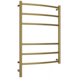 Полотенцесушитель электрический Сунержа Галант 3.0, высота 80 см, ширина 60 см, диммер слева/справа, цвет состаренная латунь, 051-5800-8060/051-5801-8060