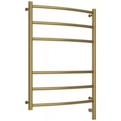 Полотенцесушитель электрический Сунержа Галант 3.0, высота 80 см, ширина 60 см, диммер слева/справа, цвет состаренная латунь, 051-5800-8060/051-5801-8060