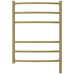 Полотенцесушитель электрический Сунержа Галант 3.0, высота 80 см, ширина 60 см, диммер слева/справа, цвет состаренная латунь, 051-5800-8060/051-5801-8060