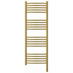 Полотенцесушитель электрический Сунержа Богема 3.0, высота 120 см, ширина 40 см, диммер слева/справа, цвет состаренная латунь, 051-5802-1240/051-5803-1240