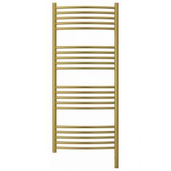 Полотенцесушитель электрический Сунержа Богема 3.0, высота 120 см, ширина 50 см, диммер слева/справа, цвет состаренная латунь, 051-5802-1250/051-5803-1250