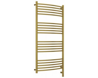 Полотенцесушитель электрический Сунержа Богема 3.0, высота 120 см, ширина 60 см, диммер слева/справа, цвет состаренная латунь, 051-5802-1260/051-5803-1260