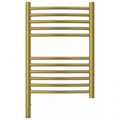 Полотенцесушитель электрический Сунержа Богема 3.0, высота 60 см, ширина 40 см, диммер слева/справа, цвет состаренная латунь, 051-5802-6040/051-5803-6040