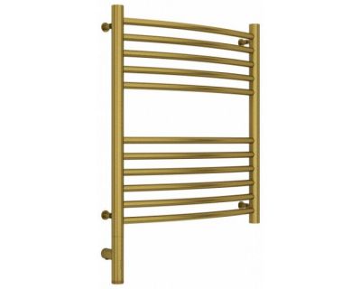 Полотенцесушитель электрический Сунержа Богема 3.0, высота 60 см, ширина 50 см, диммер слева/справа, цвет состаренная латунь, 051-5802-6050/051-5803-6050