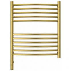 Полотенцесушитель электрический Сунержа Богема 3.0, высота 60 см, ширина 50 см, диммер слева/справа, цвет состаренная латунь, 051-5802-6050/051-5803-6050