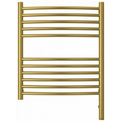 Полотенцесушитель электрический Сунержа Богема 3.0, высота 60 см, ширина 50 см, диммер слева/справа, цвет состаренная латунь, 051-5802-6050/051-5803-6050