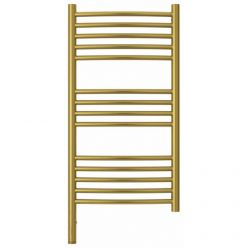 Полотенцесушитель электрический Сунержа Богема 3.0, высота 80 см, ширина 40 см, диммер слева/справа, цвет состаренная латунь, 051-5802-8040/051-5803-8040