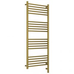 Полотенцесушитель электрический Сунержа Богема 3.0, высота 120 см, ширина 50 см, диммер слева/справа, цвет состаренная латунь, 051-5804-1250/051-5805-1250