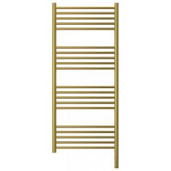 Полотенцесушитель электрический Сунержа Богема 3.0, высота 120 см, ширина 50 см, диммер слева/справа, цвет состаренная латунь, 051-5804-1250/051-5805-1250