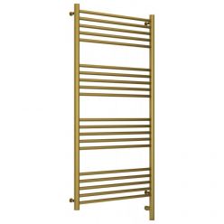 Полотенцесушитель электрический Сунержа Богема 3.0, высота 120 см, ширина 60 см, диммер слева/справа, цвет состаренная латунь, 051-5804-1260/051-5805-1260