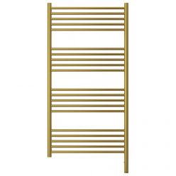 Полотенцесушитель электрический Сунержа Богема 3.0, высота 120 см, ширина 60 см, диммер слева/справа, цвет состаренная латунь, 051-5804-1260/051-5805-1260