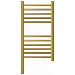 Полотенцесушитель электрический Сунержа Богема 3.0, высота 60 см, ширина 30 см, диммер слева/справа, цвет состаренная латунь, 051-5804-6030/051-5805-6030