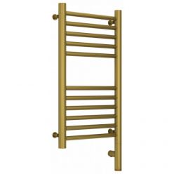 Полотенцесушитель электрический Сунержа Богема 3.0, высота 60 см, ширина 30 см, диммер слева/справа, цвет состаренная латунь, 051-5804-6030/051-5805-6030