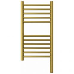 Полотенцесушитель электрический Сунержа Богема 3.0, высота 60 см, ширина 30 см, диммер слева/справа, цвет состаренная латунь, 051-5804-6030/051-5805-6030