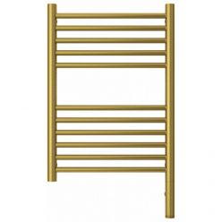 Полотенцесушитель электрический Сунержа Богема 3.0, высота 60 см, ширина 40 см, диммер слева/справа, цвет состаренная латунь, 051-5804-6040/051-5805-6040