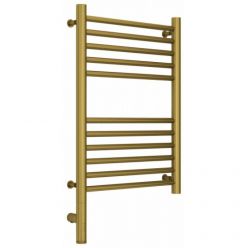 Полотенцесушитель электрический Сунержа Богема 3.0, высота 60 см, ширина 40 см, диммер слева/справа, цвет состаренная латунь, 051-5804-6040/051-5805-6040