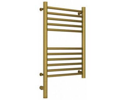 Полотенцесушитель электрический Сунержа Богема 3.0, высота 60 см, ширина 40 см, диммер слева/справа, цвет состаренная латунь, 051-5804-6040/051-5805-6040