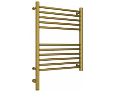 Полотенцесушитель электрический Сунержа Богема 3.0, высота 60 см, ширина 50 см, диммер слева/справа, цвет состаренная латунь, 051-5804-6050/051-5805-6050