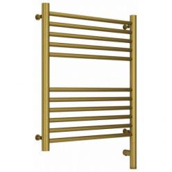 Полотенцесушитель электрический Сунержа Богема 3.0, высота 60 см, ширина 50 см, диммер слева/справа, цвет состаренная латунь, 051-5804-6050/051-5805-6050