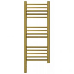 Полотенцесушитель электрический Сунержа Богема 3.0, высота 80 см, ширина 30 см, диммер слева/справа, цвет состаренная латунь, 051-5804-8030/051-5805-8030