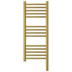 Полотенцесушитель электрический Сунержа Богема 3.0, высота 80 см, ширина 30 см, диммер слева/справа, цвет состаренная латунь, 051-5804-8030/051-5805-8030