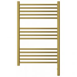 Полотенцесушитель электрический Сунержа Богема 3.0, высота 80 см, ширина 50 см, диммер слева/справа, цвет состаренная латунь, 051-5804-8050/051-5805-8050