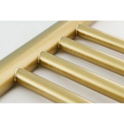 Полотенцесушитель электрический Сунержа Богема 3.0, высота 80 см, ширина 50 см, диммер слева/справа, цвет состаренная латунь, 051-5804-8050/051-5805-8050