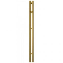 Полотенцесушитель электрический Сунержа Нюанс 3.0, высота 120 см, ширина 10 см, диммер справа, цвет состаренная латунь, 051-5843-1253