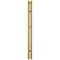 Полотенцесушитель электрический Сунержа Нюанс 3.0, высота 120 см, ширина 10 см, диммер справа, цвет состаренная латунь, 051-5843-1253