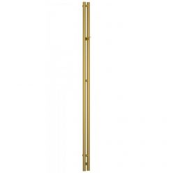 Полотенцесушитель электрический Сунержа Нюанс 3.0, высота 180 см, ширина 10 см, диммер справа, цвет состаренная латунь, 051-5843-1853