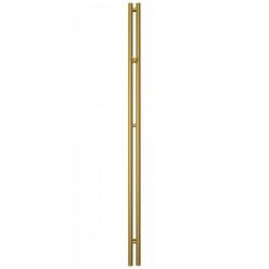 Полотенцесушитель электрический Сунержа Нюанс 3.0, высота 180 см, ширина 10 см, диммер справа, цвет состаренная латунь, 051-5843-1853