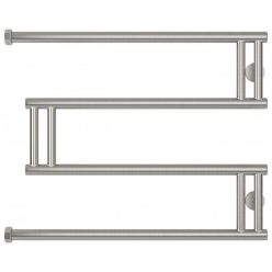 Полотенцесушитель водяной Сунержа High-Tech M+, высота 50 см, ширина 65 см, боковое подключение 50 см, цвет сатин, 071-4050-5065